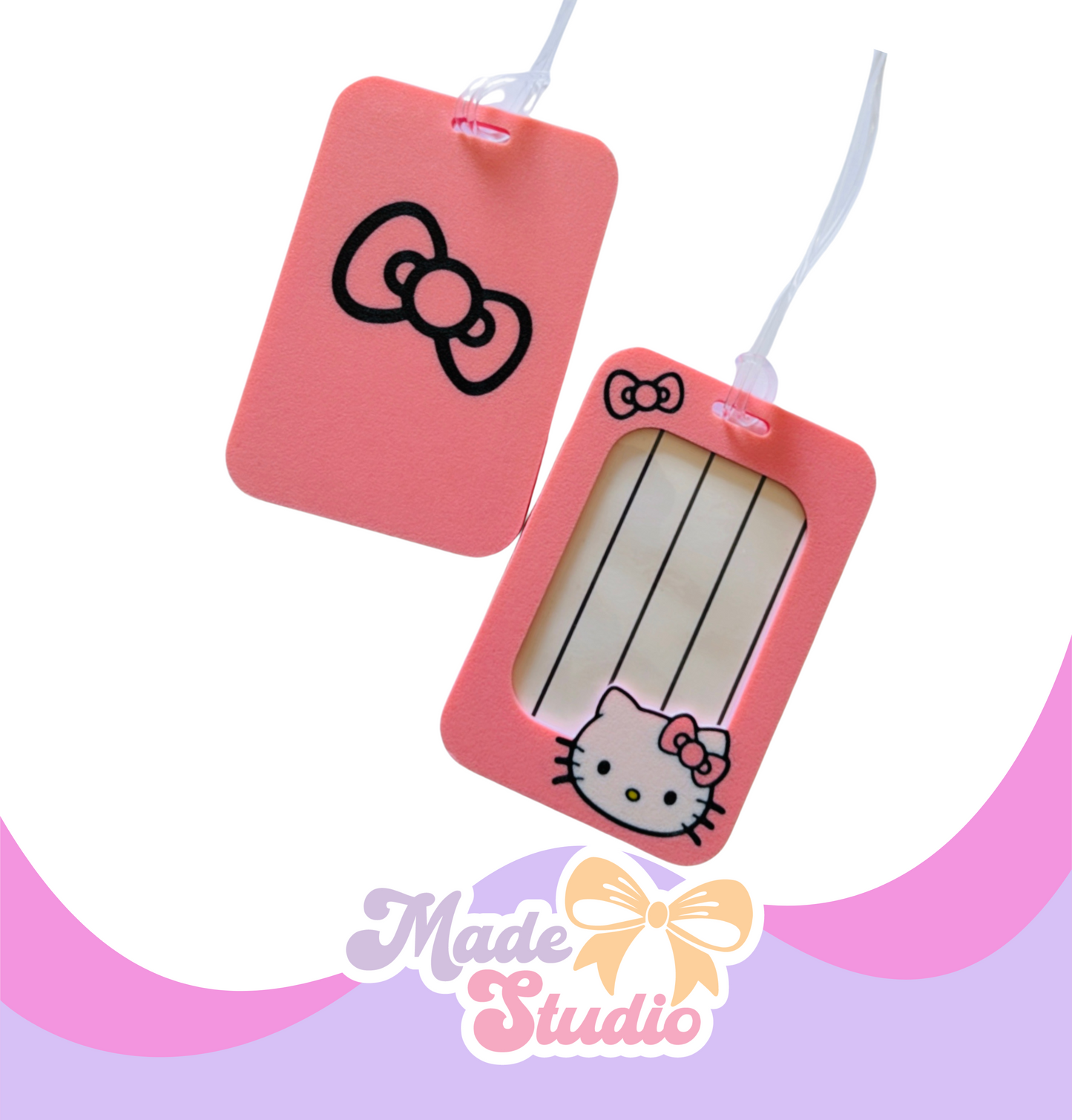 H Kitty 3D Bag Tag