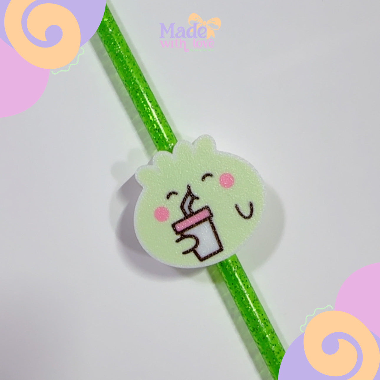 Dumpling Cup Straw Topper