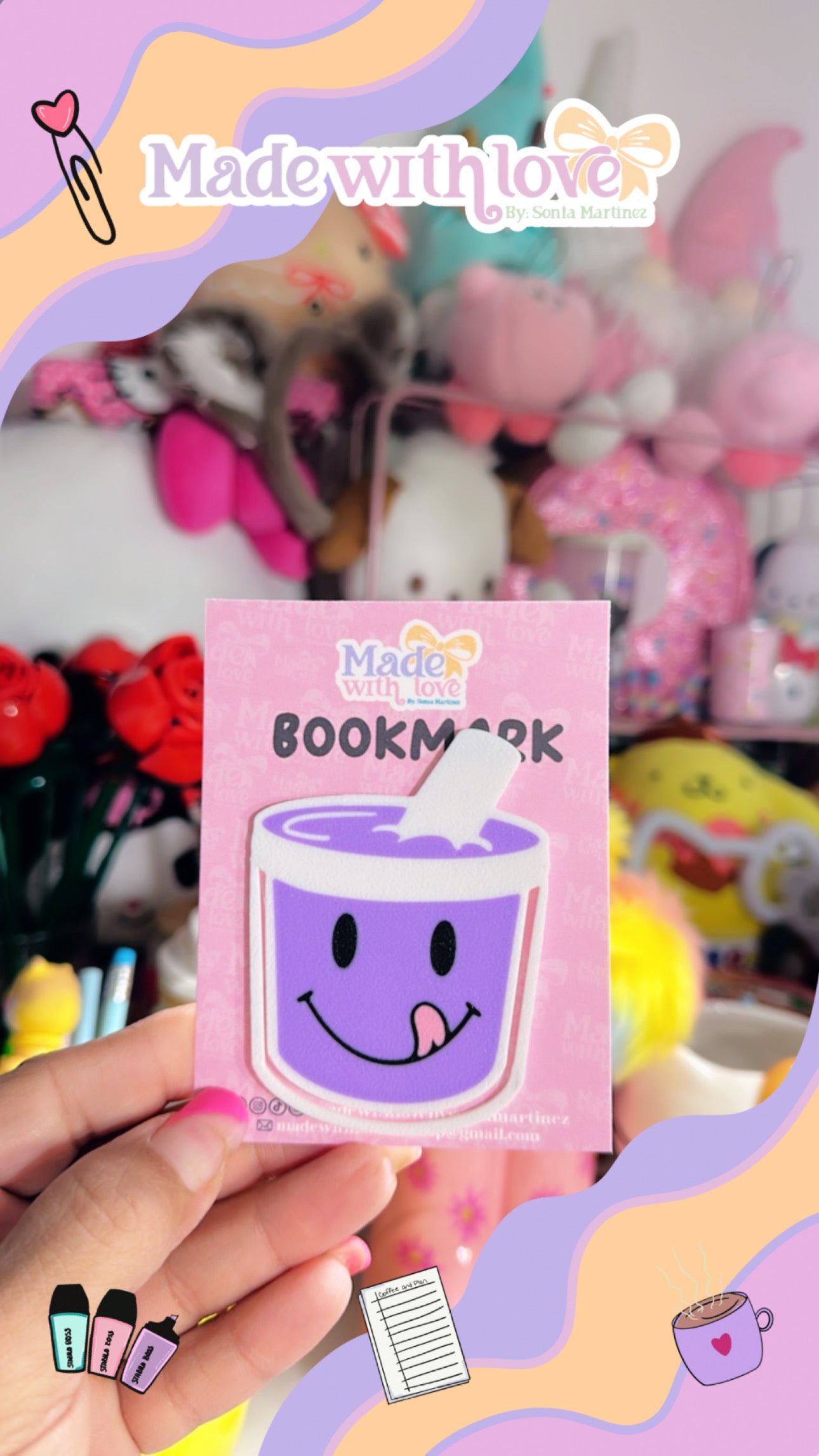 Smile Cup Bookmark