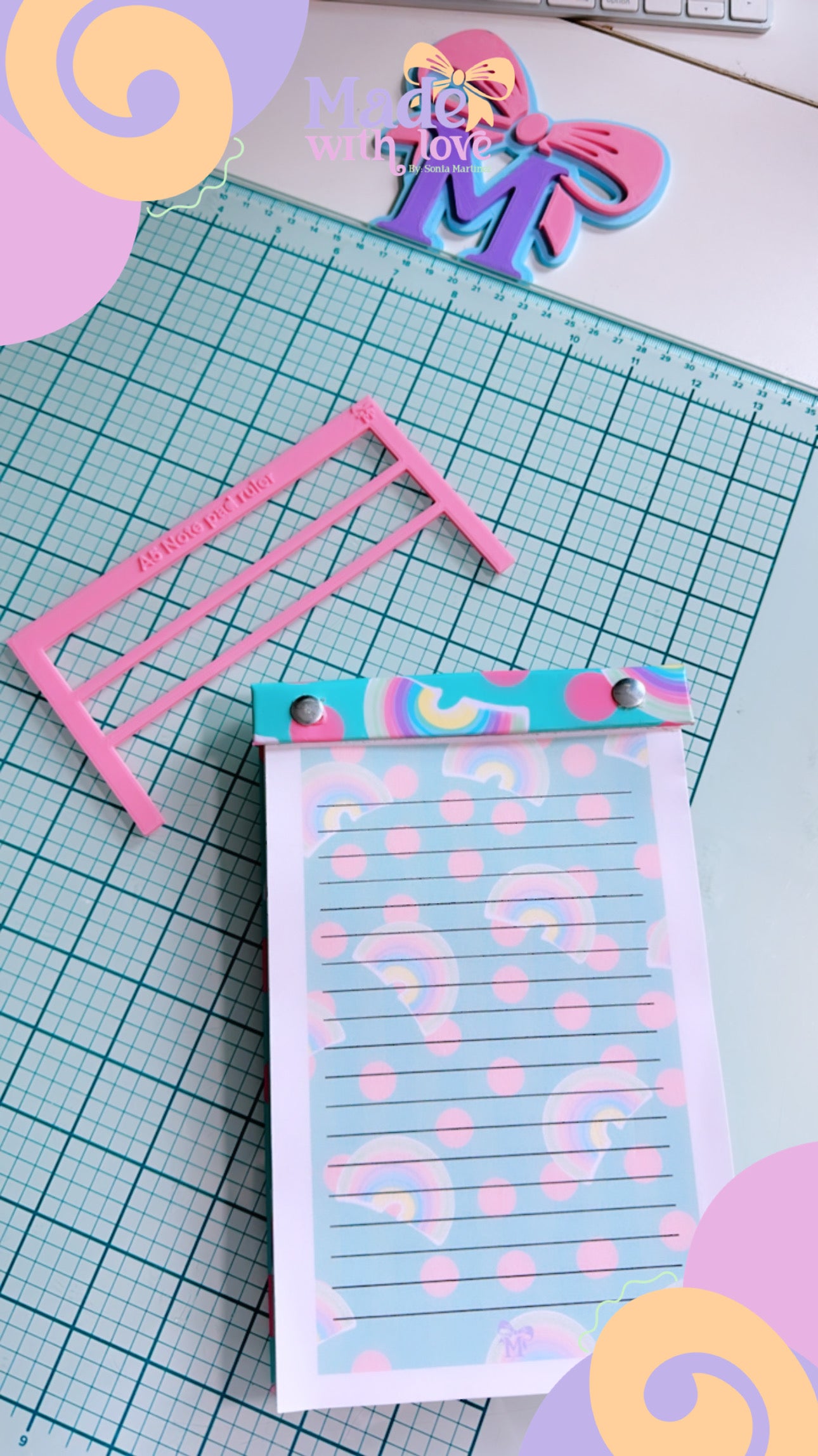 Note pad Ruler