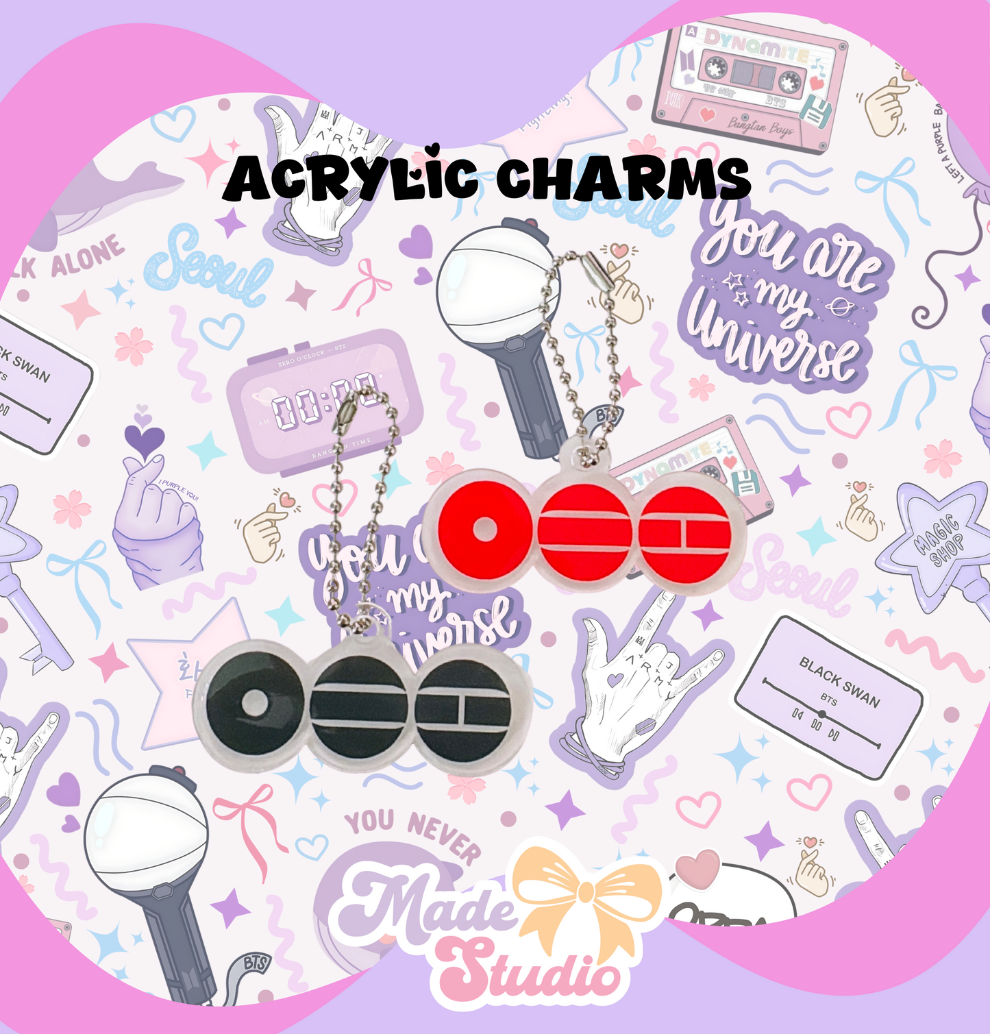 Ari Logo Acrylic Charm