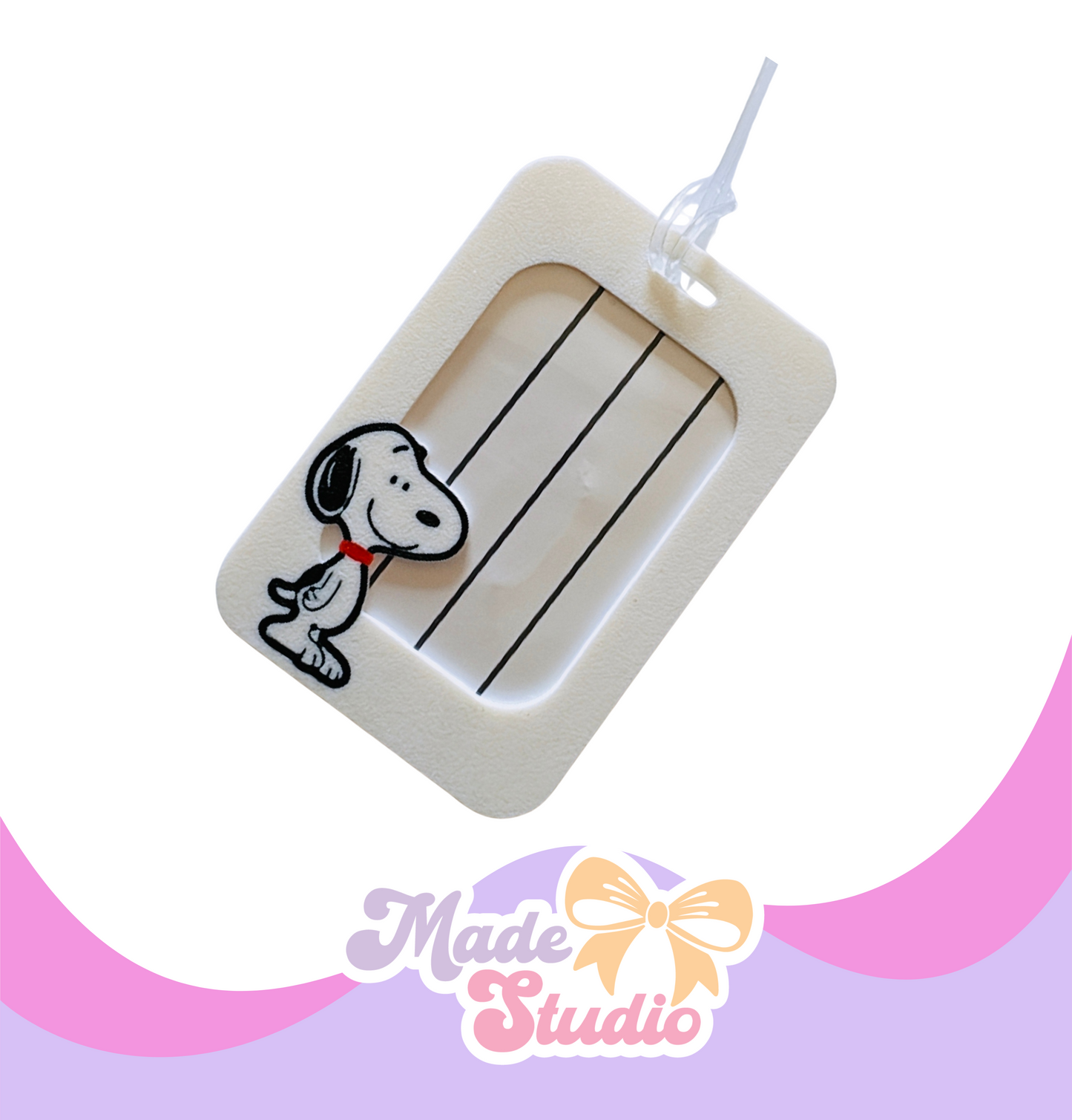 Snoopy 3D Bag Tag