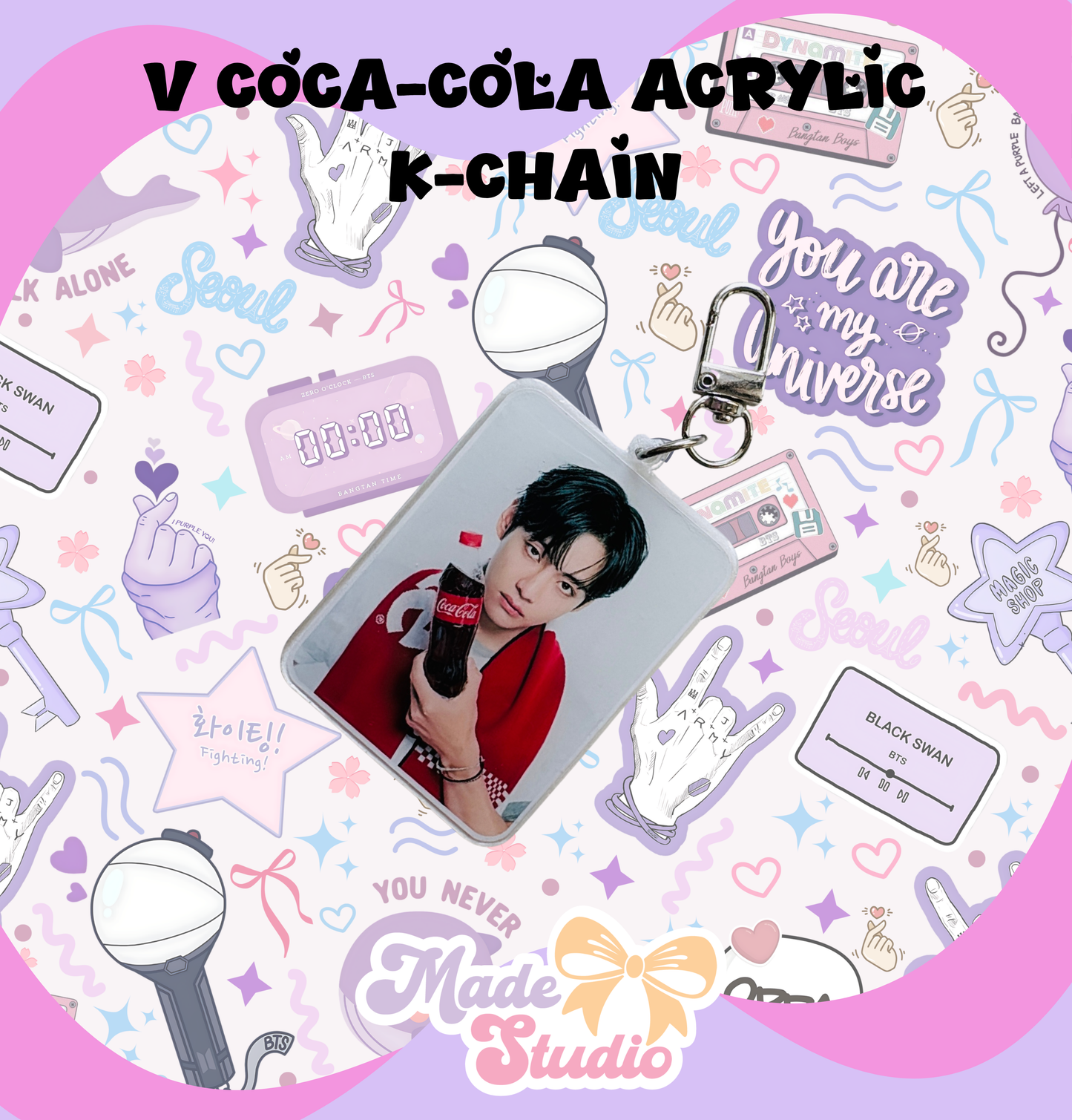 V Coca-Cola Acrylic K-Chain