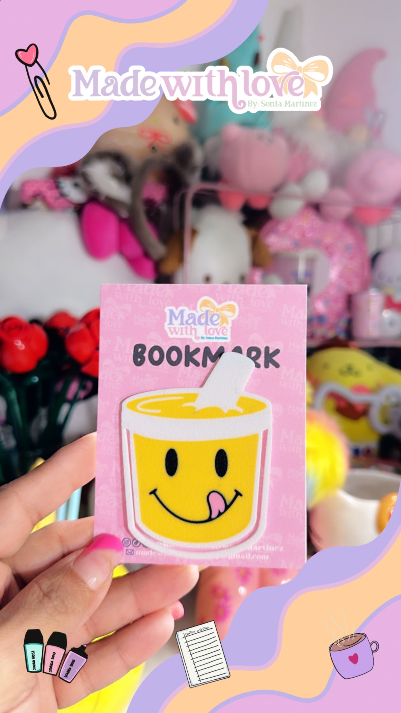 Smile Cup Bookmark