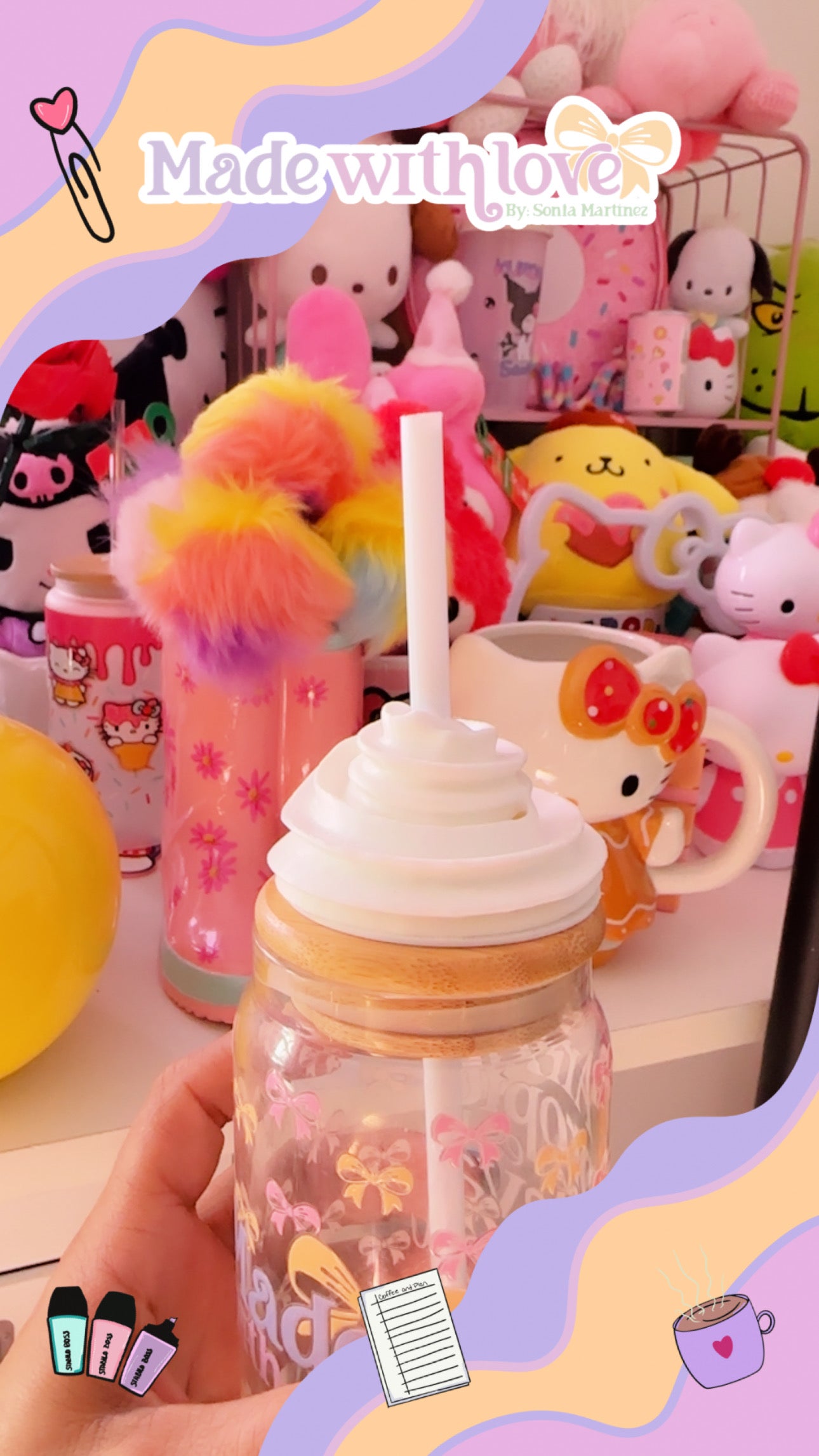 Bamboo Lids Whipped cream Topper