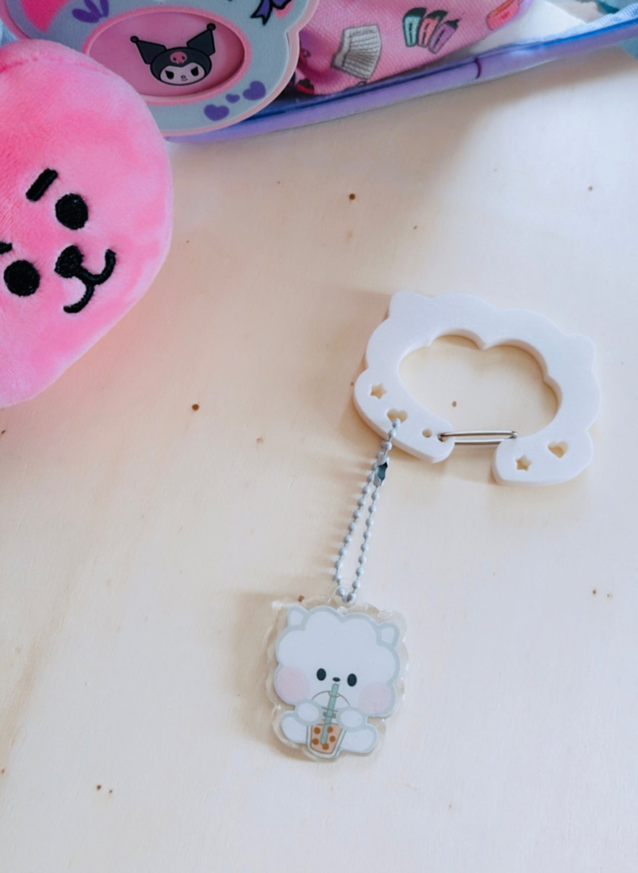 BT21 3D Carabiner Keychain with Acrylic Charms