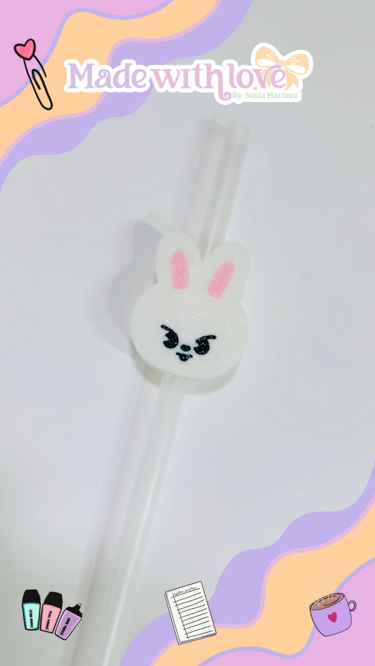 Lee Know Stray Kids Character Straw Topper