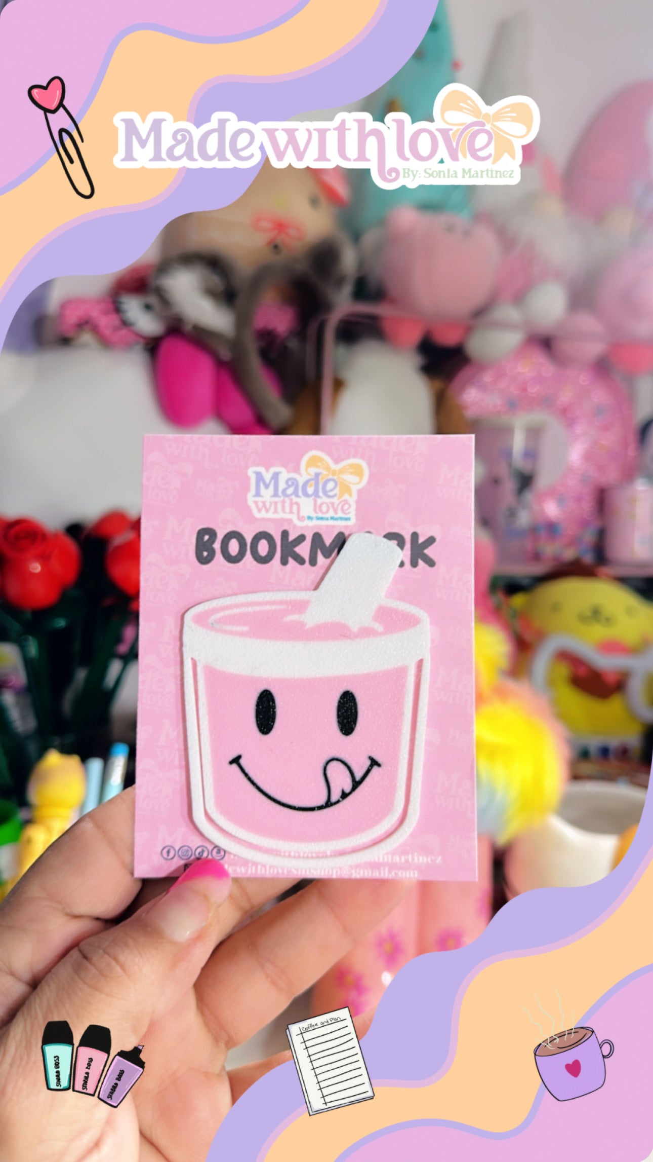 Smile Cup Bookmark