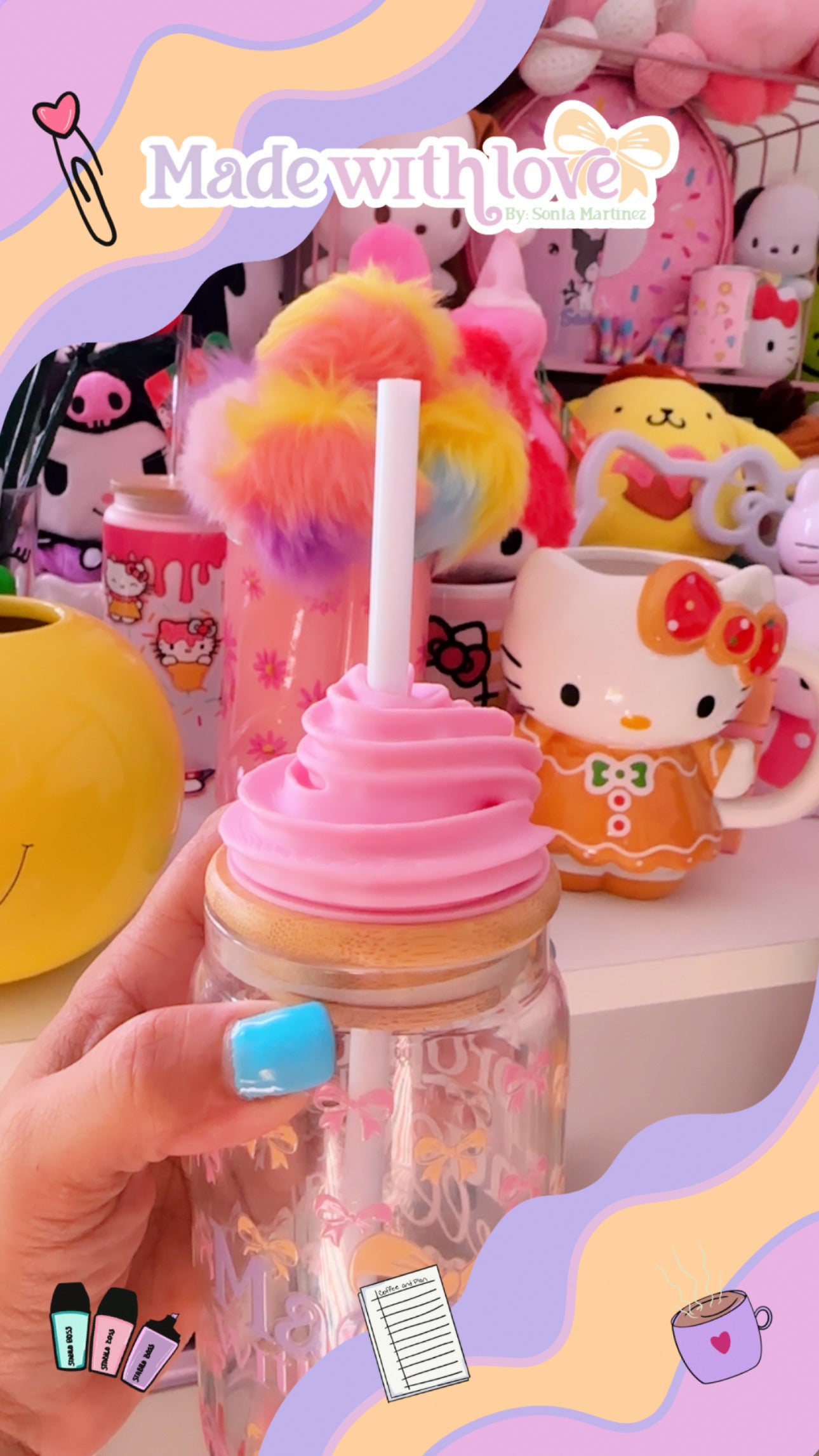 Bamboo Lids Whipped cream Topper