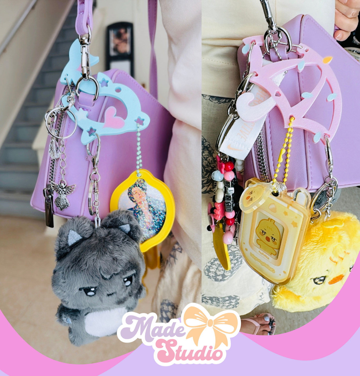 3D Cute Dolphin Carabiner