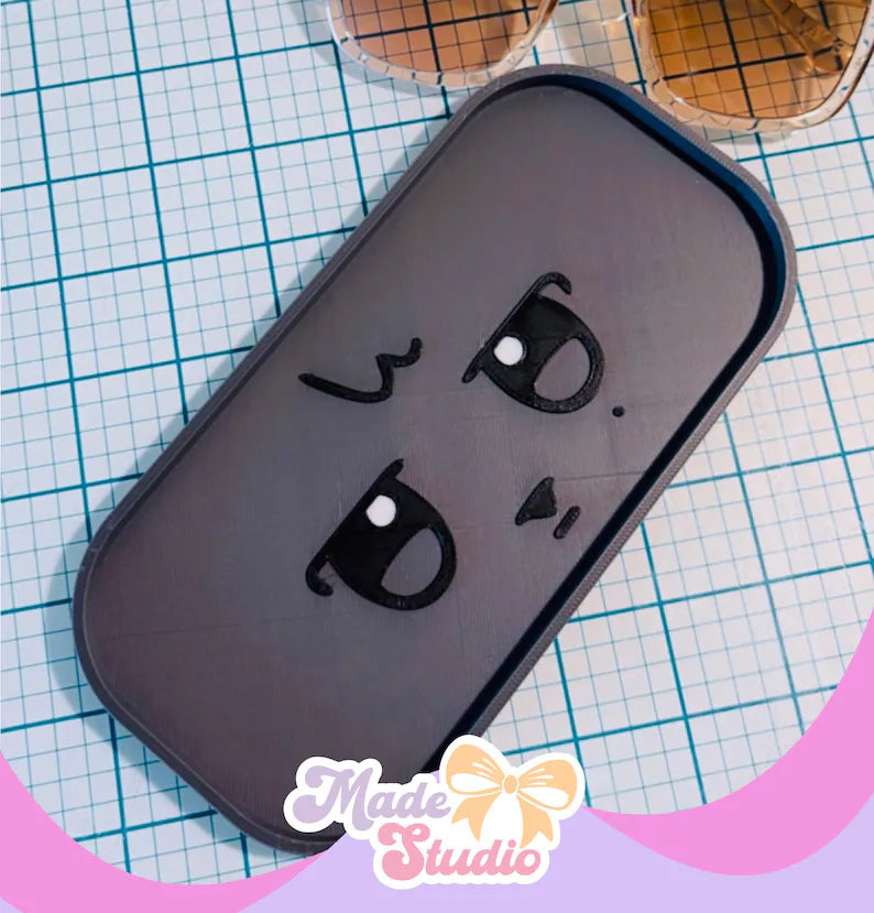 Ateez Sunglasses Holder β 3D Printed K-pop Display | Kawaii Desk Decor for ATINY Fans
