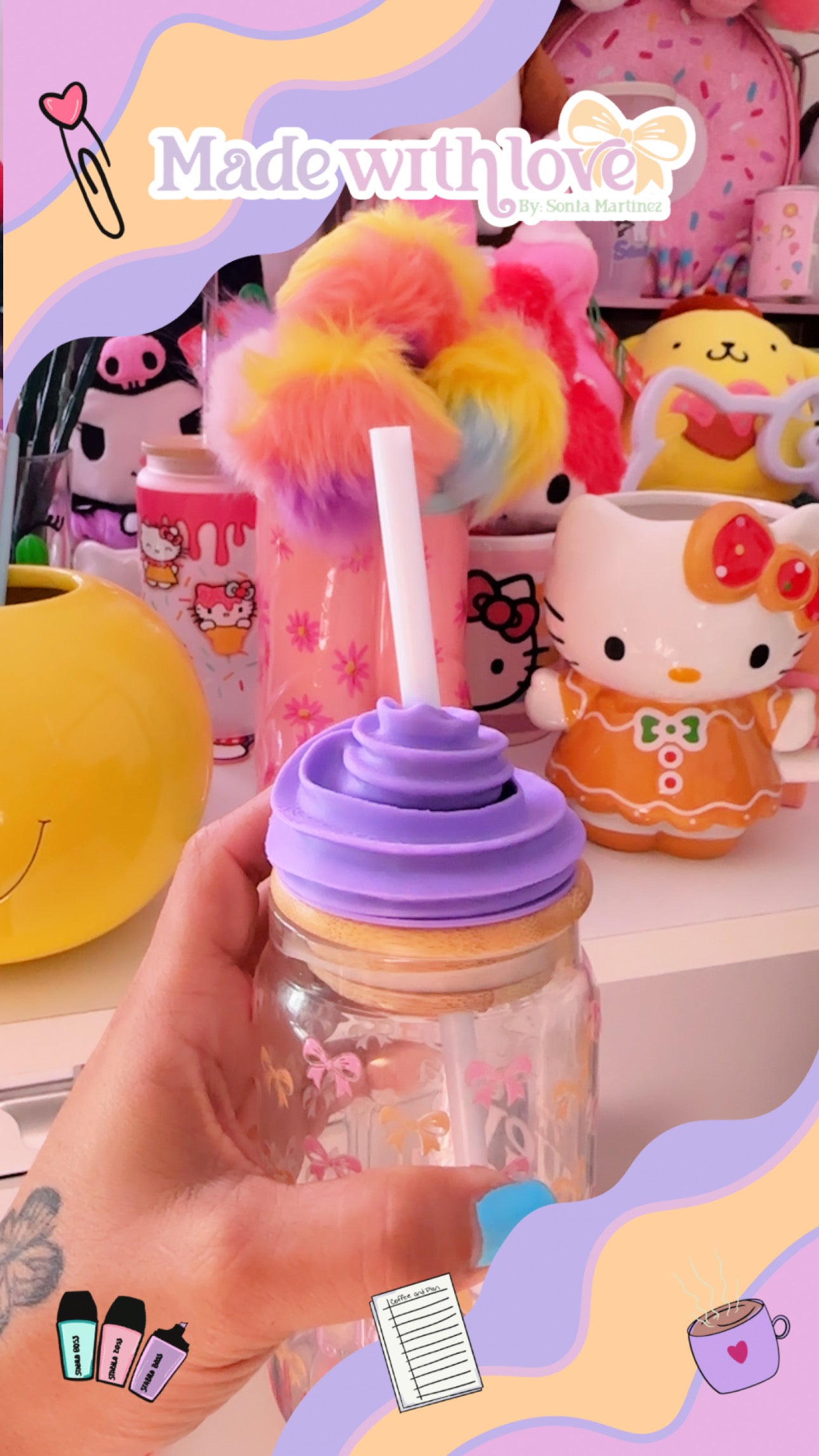 Bamboo Lids Whipped cream Topper