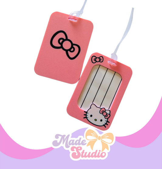 H Kitty 3D Bag Tag