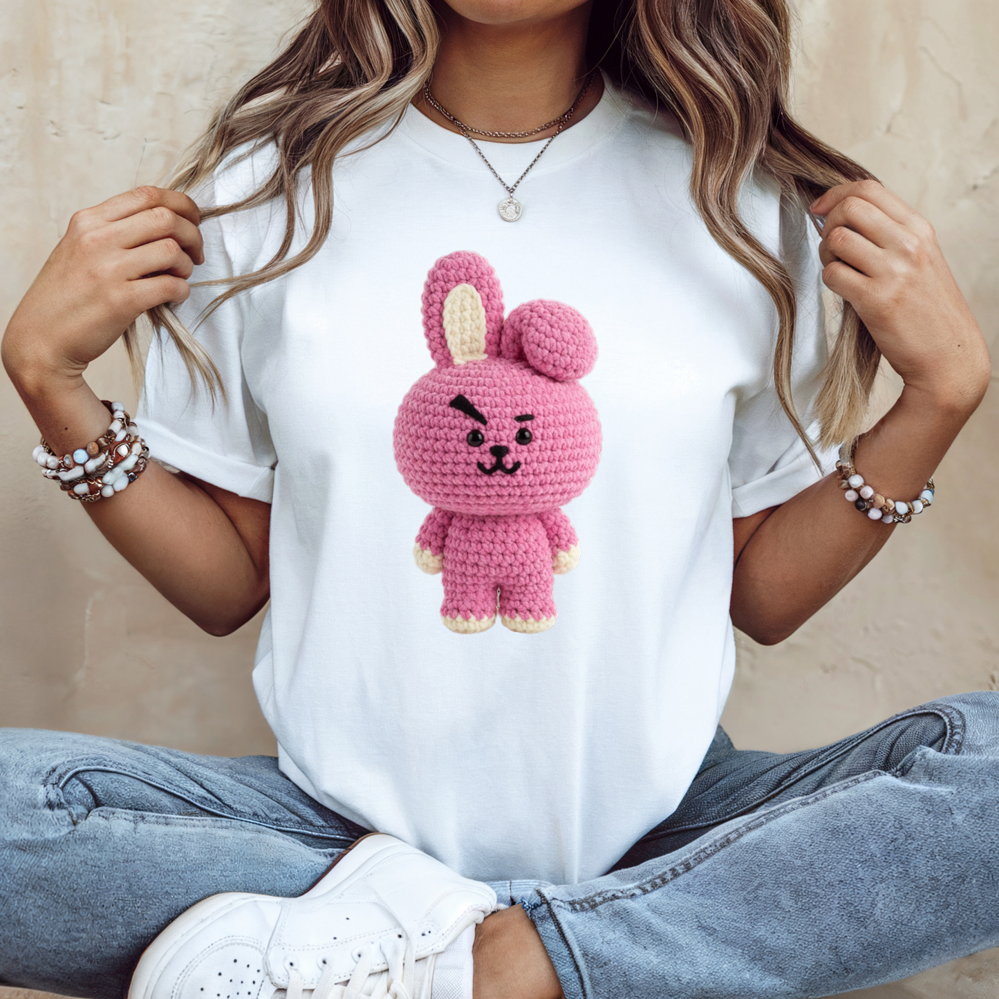 BT21   Amigurumi Style Texture T-Shirt