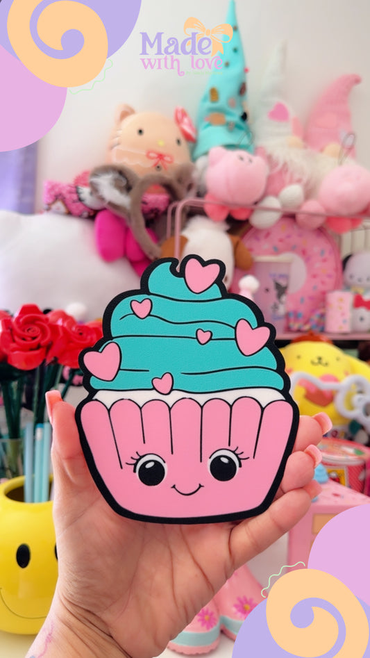 Kawaii Cupcake Cup Coaster