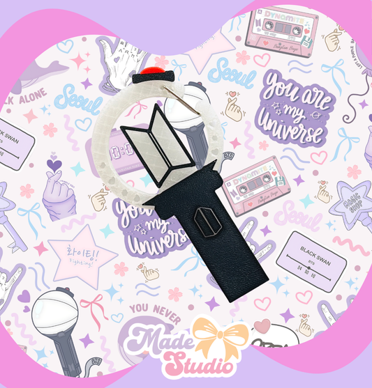 3D ARMY Bomb Carabiner – K-Pop Bag Charm