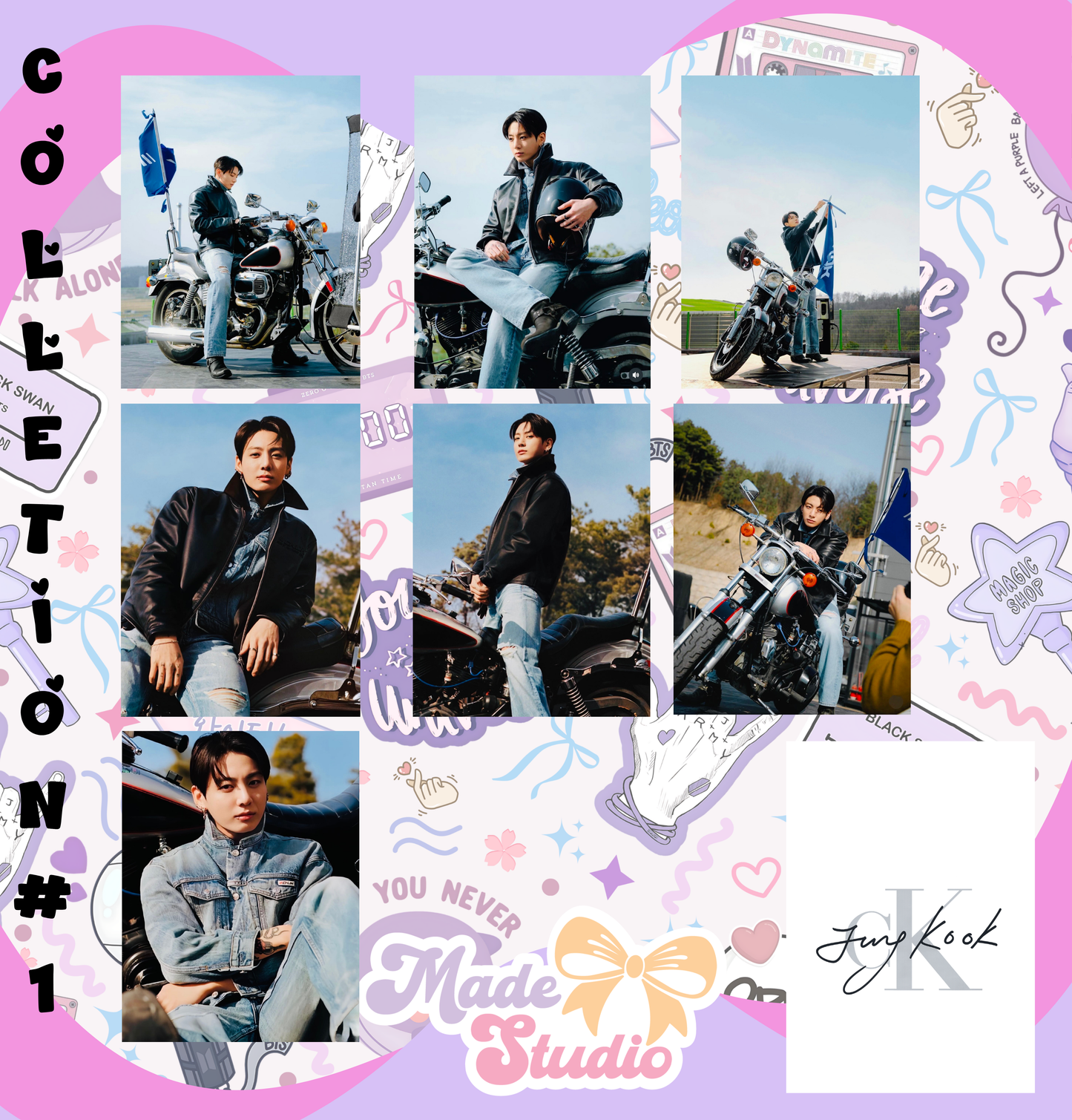 J-KOOK X CK PHOTO CARDS COLLECTION 1