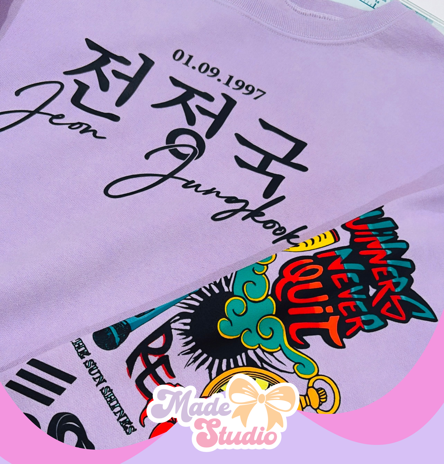 Jungkook Tattoo Crewneck Sweatshirt