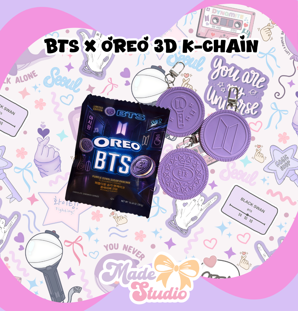 BTS x OREO 3D Cookie Keychain