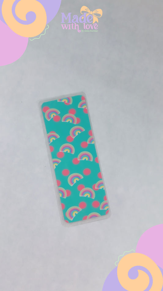 Rainbow Dots Traditional Bookmark