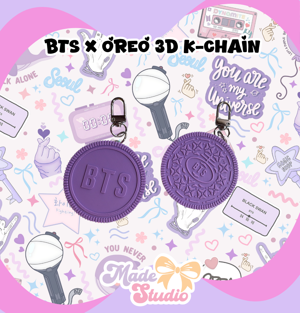 BTS x OREO 3D Cookie Keychain