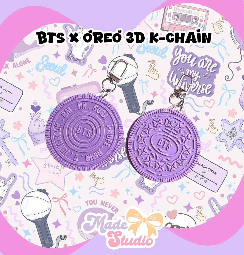 BTS x OREO 3D Cookie Keychain