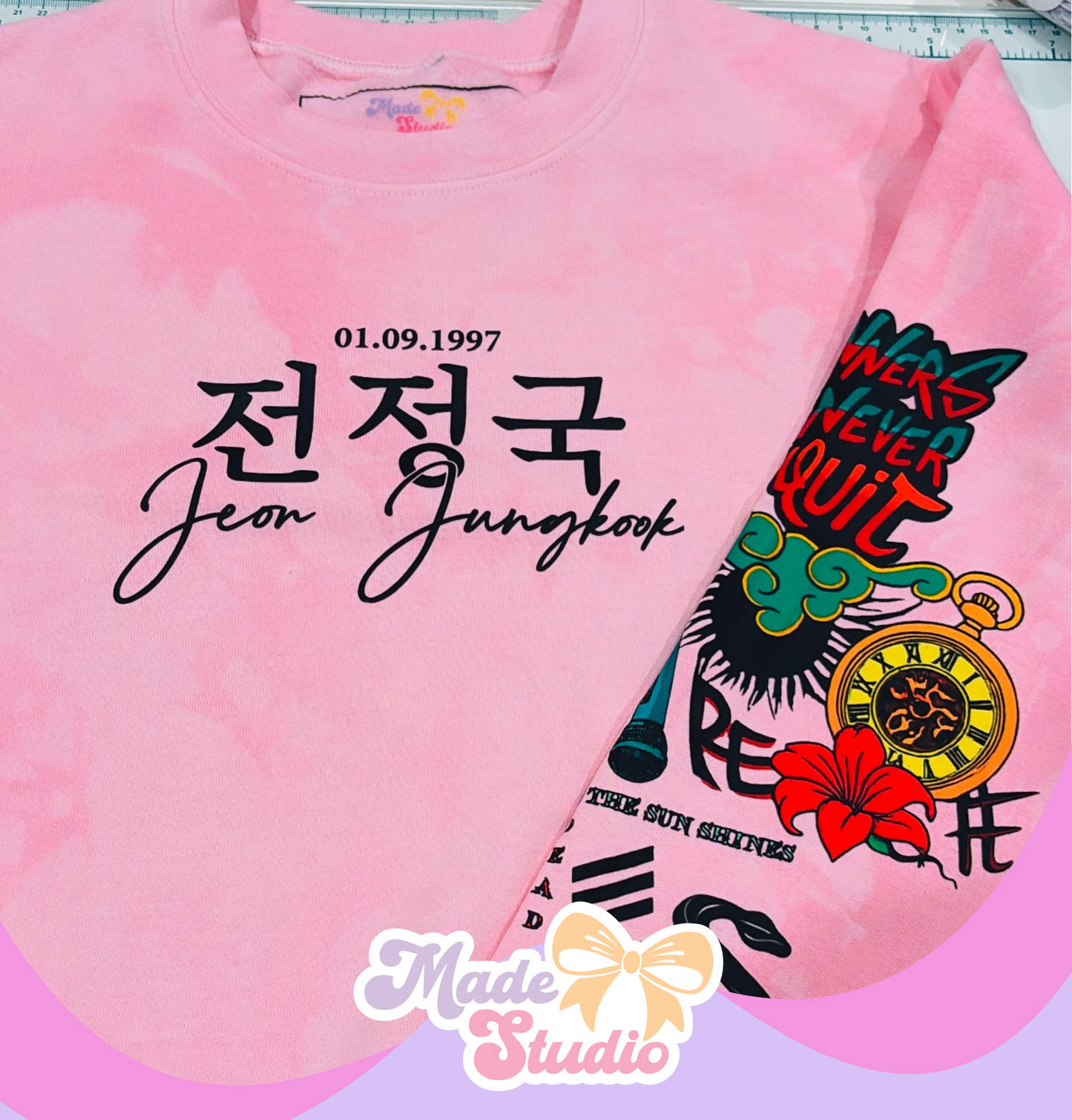 Jungkook Tattoo Crewneck Sweatshirt