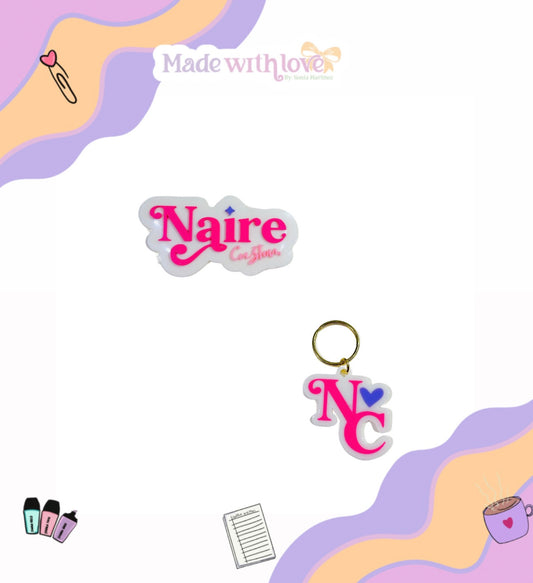 Watermark and NFC Bussines Keychain
