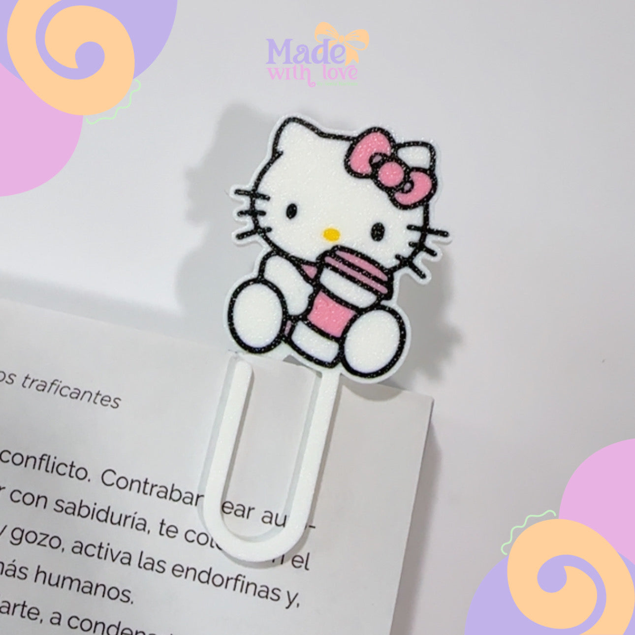 Kitty Cup XL Paper Clip