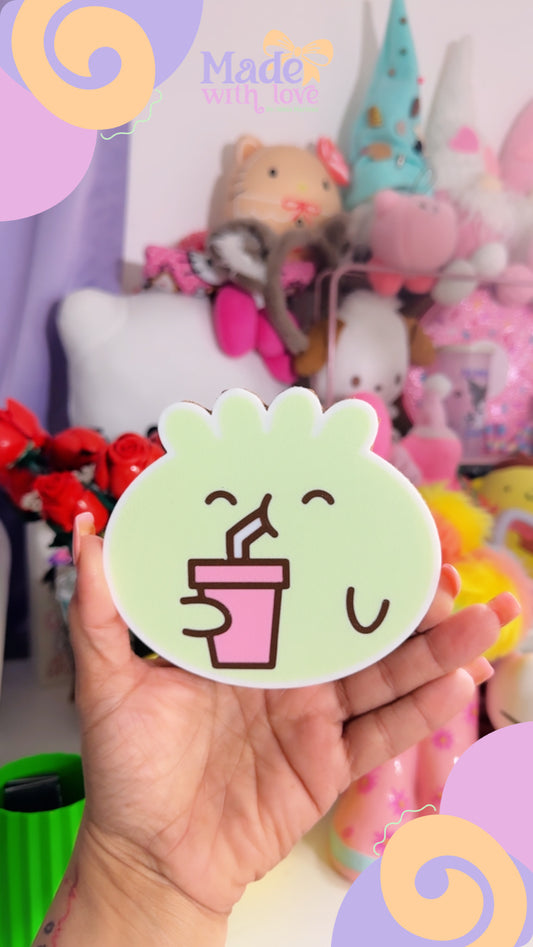 Dumpling Matcha Cup Coaster