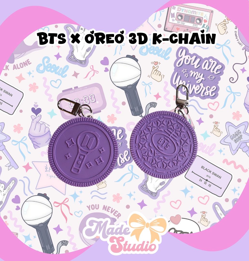 BTS x OREO 3D Cookie Keychain