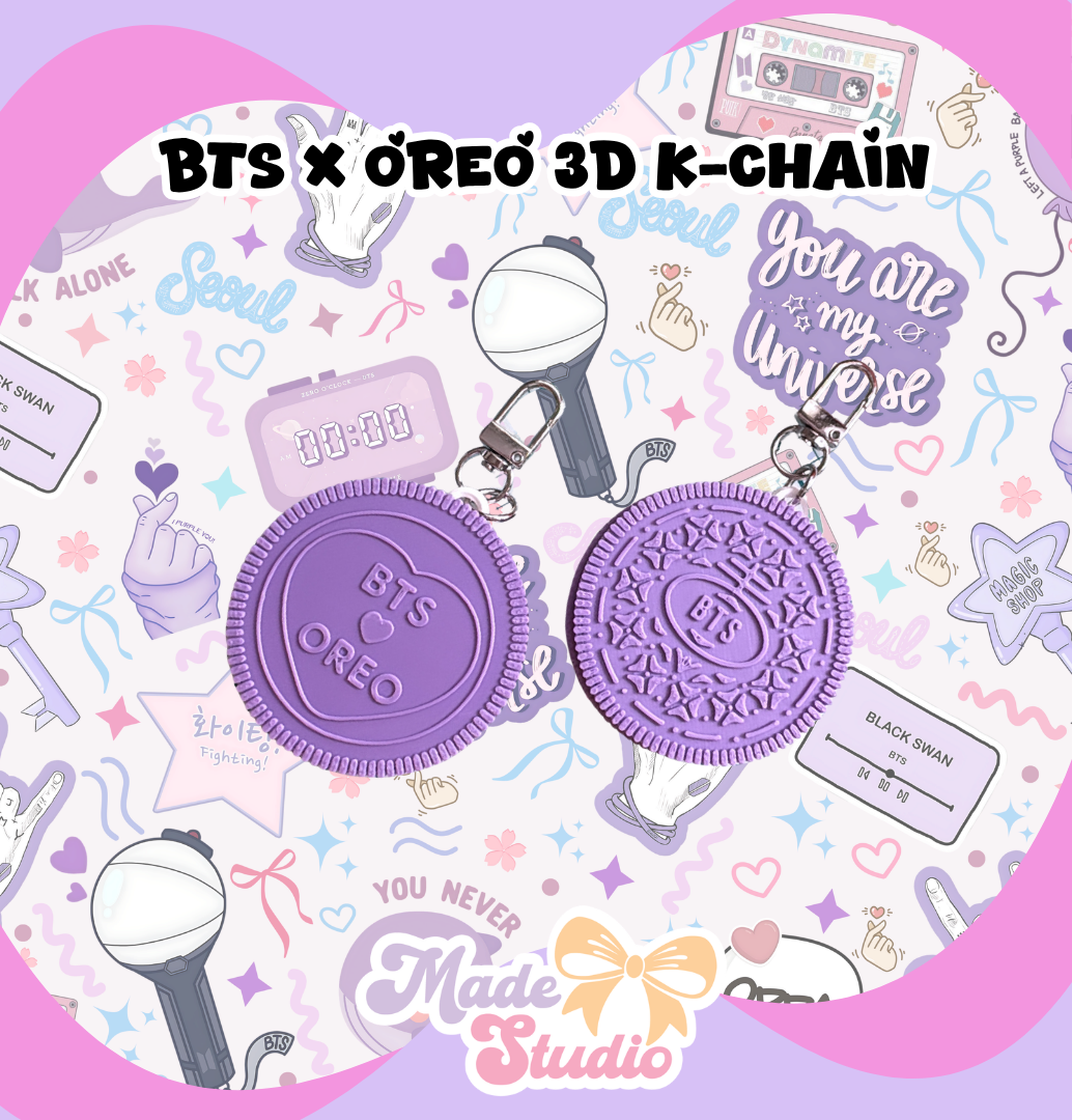 BTS x OREO 3D Cookie Keychain