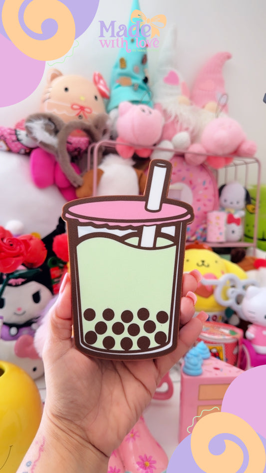 Matcha Boba Cup Coaster
