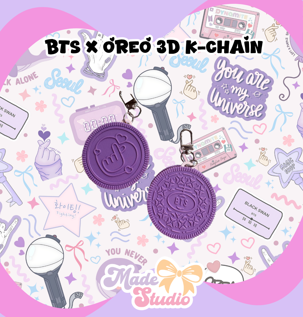 BTS x OREO 3D Cookie Keychain