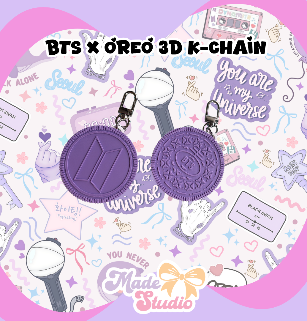BTS x OREO 3D Cookie Keychain