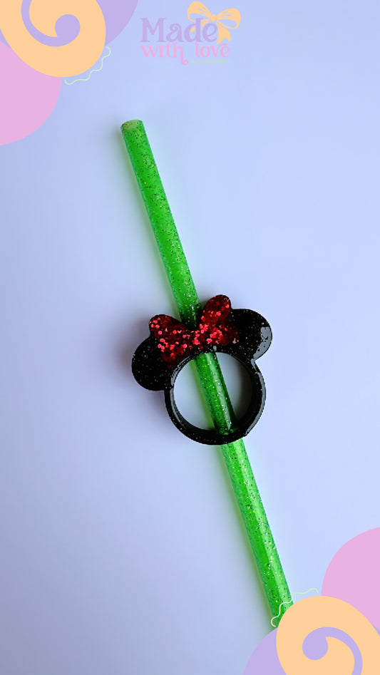 Girl Mause 3D Strawtopper
