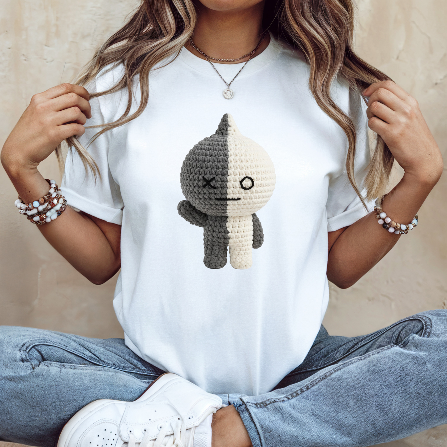 BT21   Amigurumi Style Texture T-Shirt