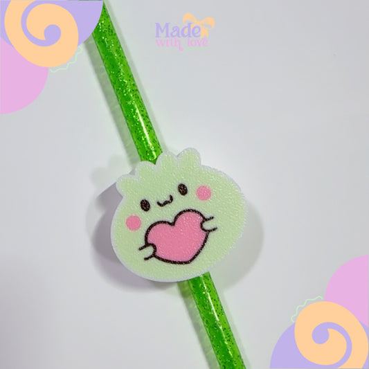 Dumpling Heart Straw Topper