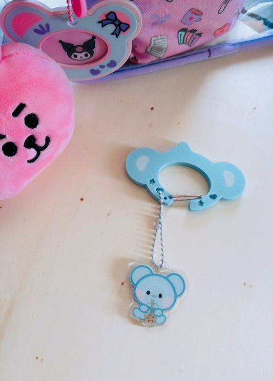 BT21 3D Carabiner Keychain with Acrylic Charms