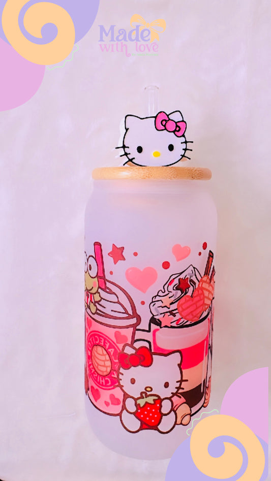 KITTY 3D STRAW TOPPER