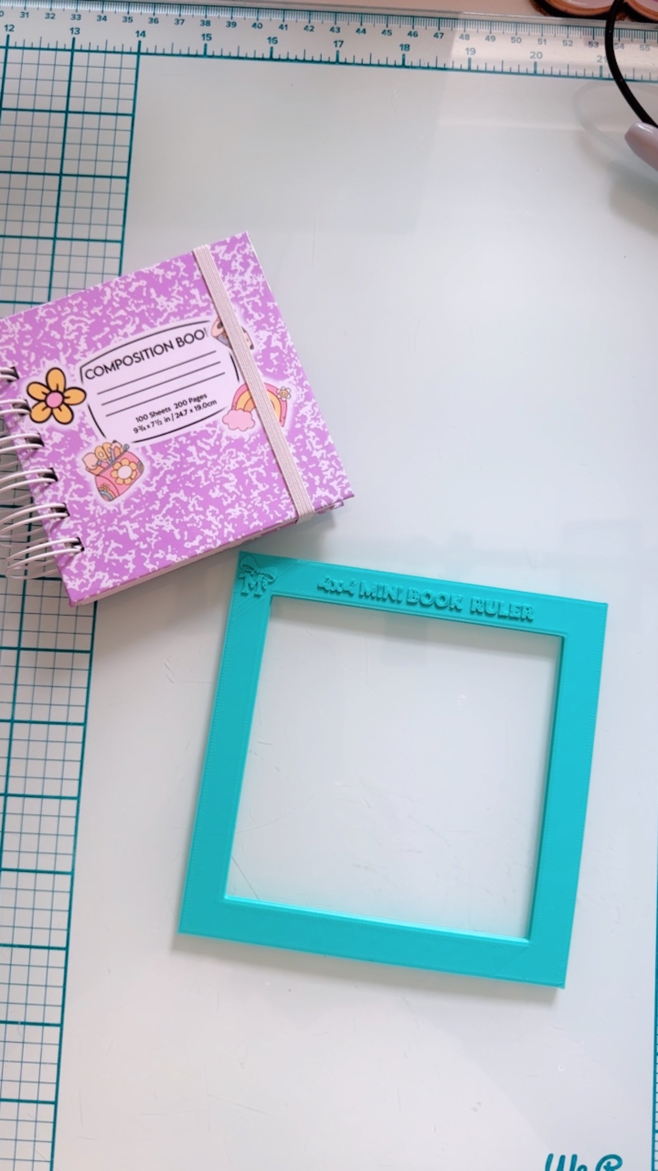 4x4 Mini Book Ruler