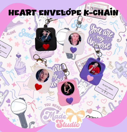 Heart Envelope Keychain