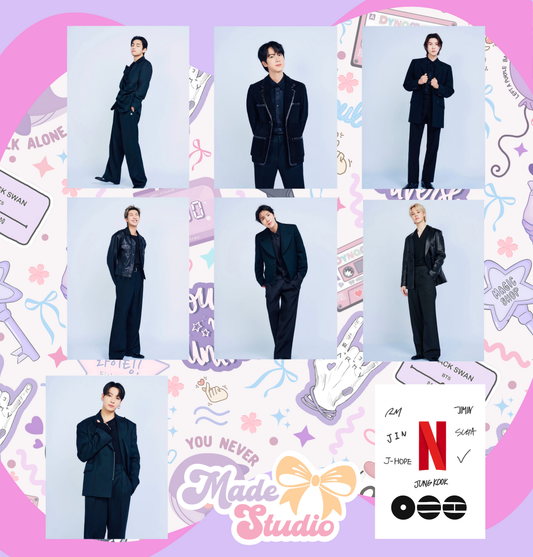 BTS X NETFLIX PHOTO CARDS COLLECTION