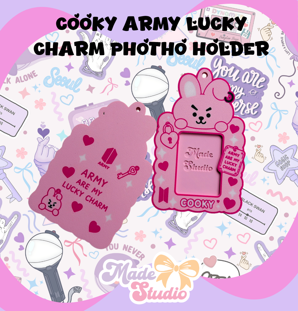 Cooky "ARMY Are My Lucky Charm" Photocard Holder