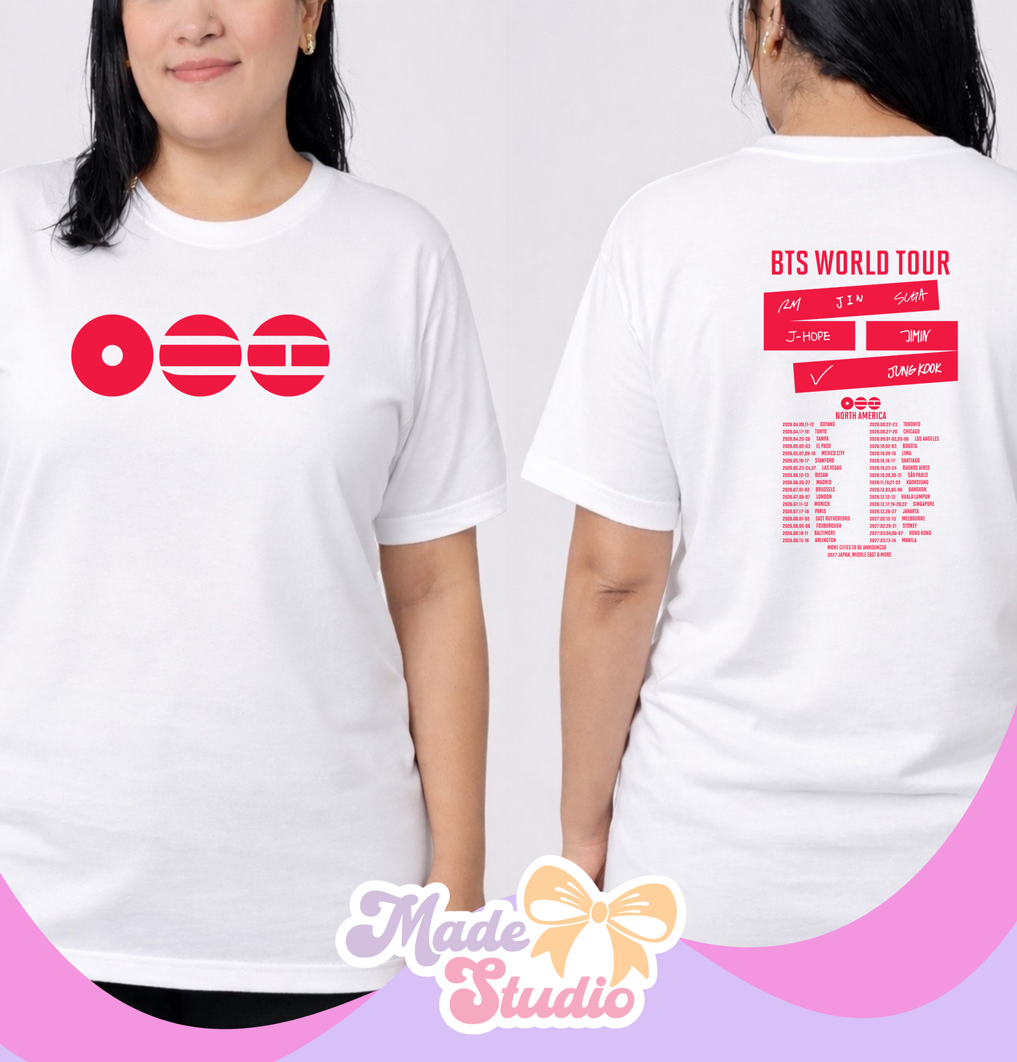 BTS WORLD DATE T-SHIRT