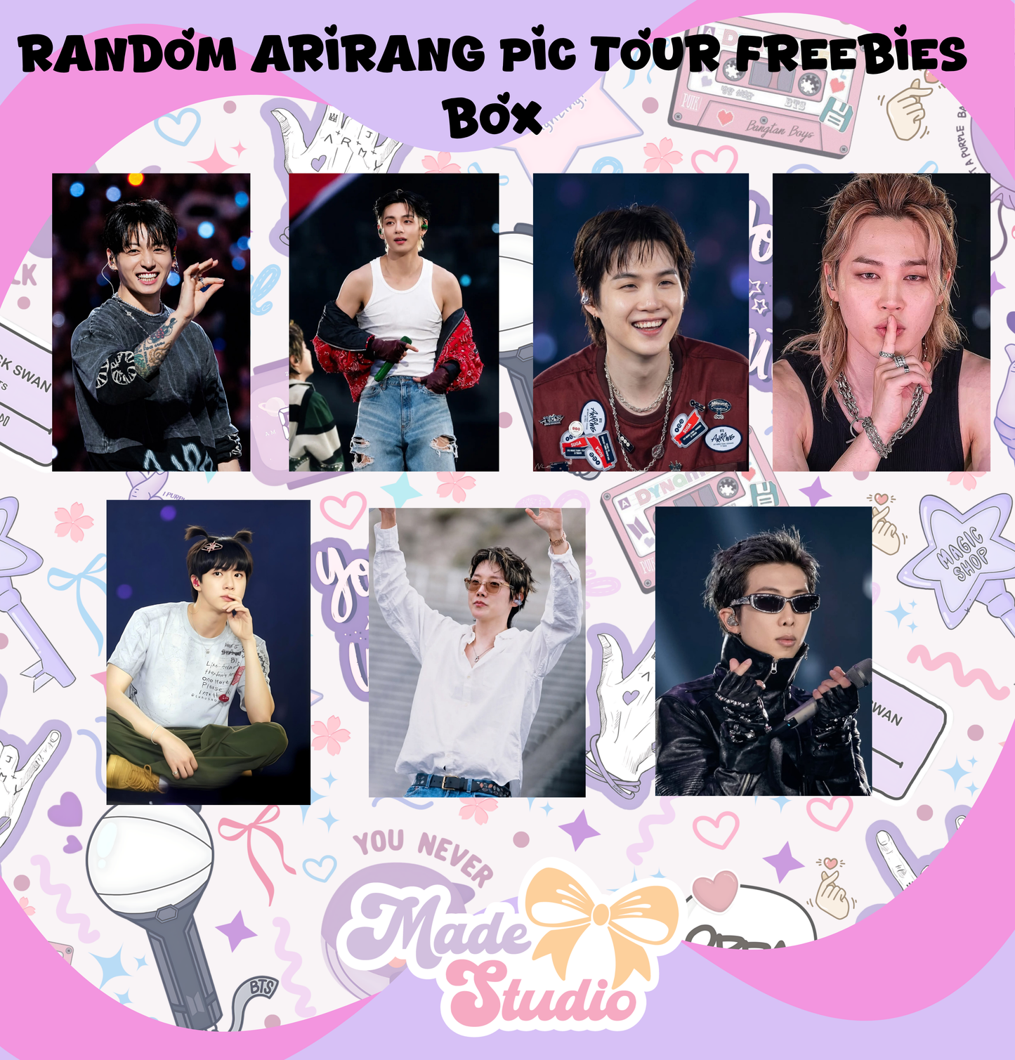 BTS OT7 Inspired Freebie / Collector Bundle