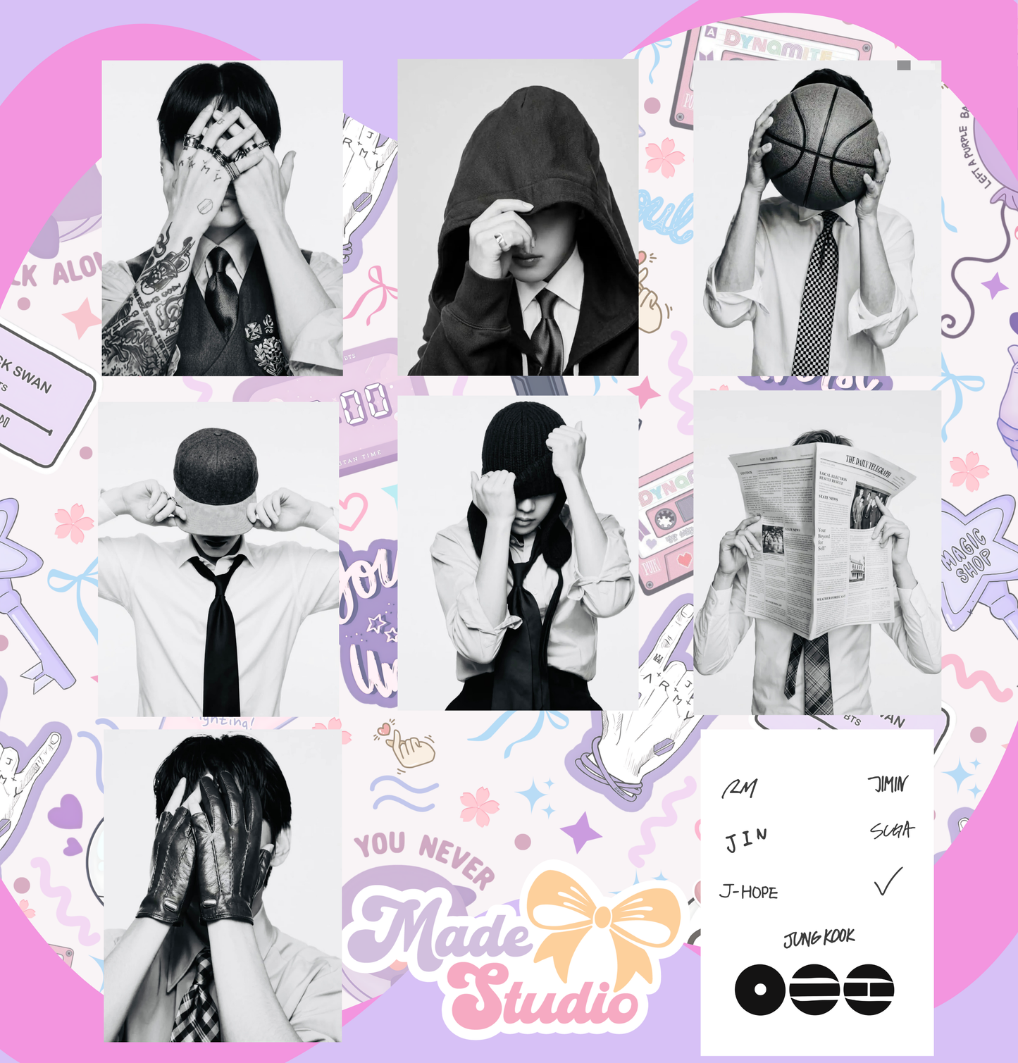 BTS PHOTO CARDS