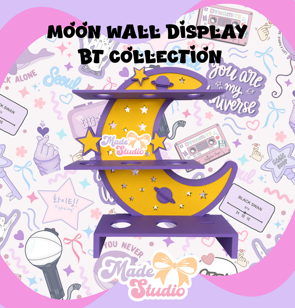Moon Wall OR Table Display – BT Collection